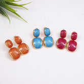 Gold Plated Western Earring ( pack of 6 )