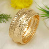 Gold and Silver Plated Cuff Kada