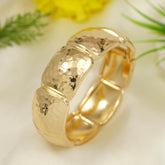 Gold and Silver Plated Cuff Kada