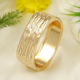 Gold and Silver Plated Cuff Kada