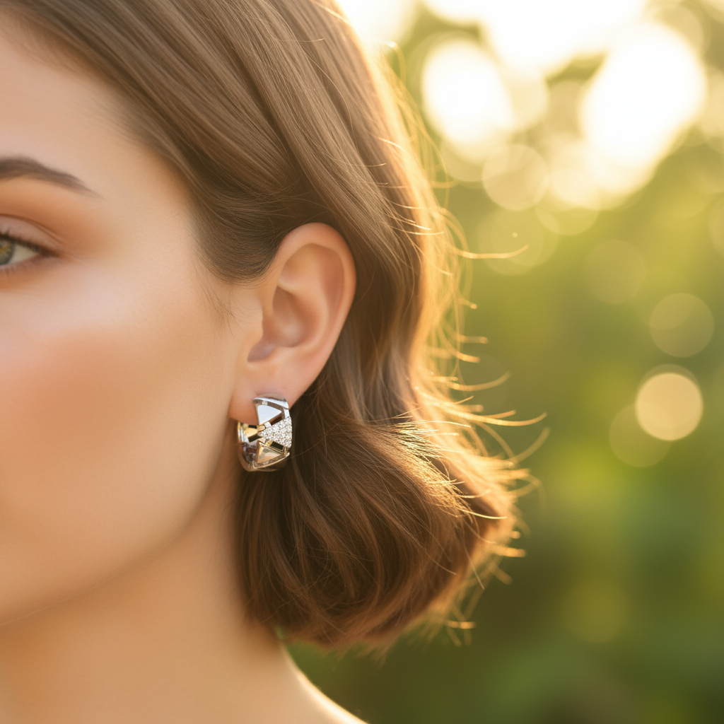 silver Plated Xuping Earring