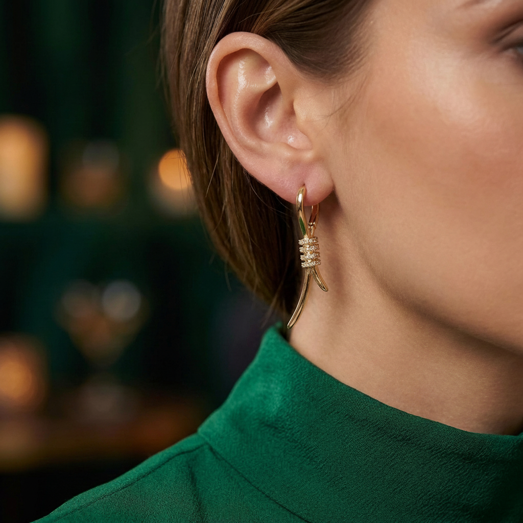 Korean Gold/ Silver Plated stud Earring