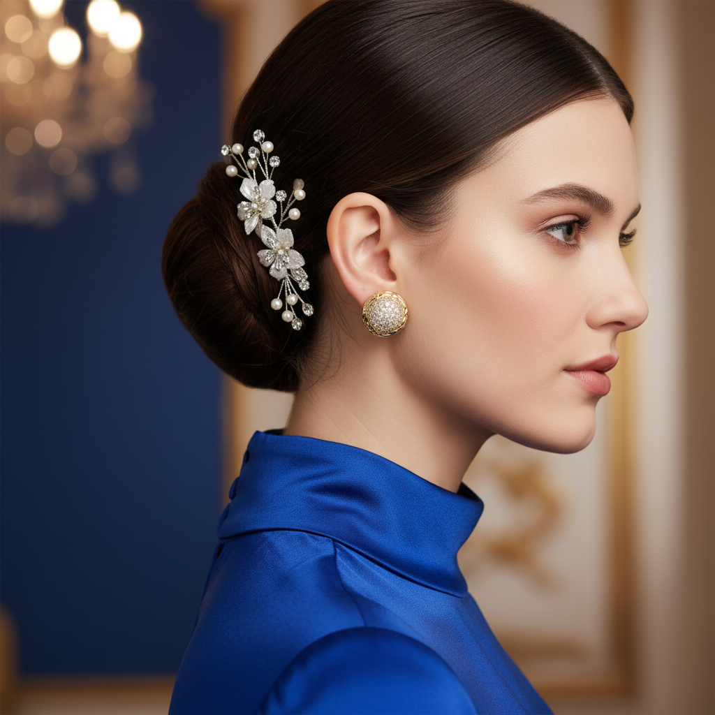 Korean Gold/ Silver Plated stud Earring