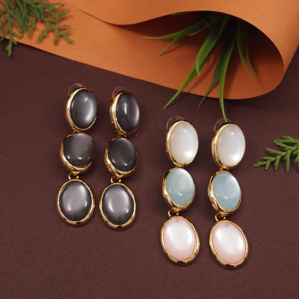 Gold Plated Western Earring ( pack of 4 )