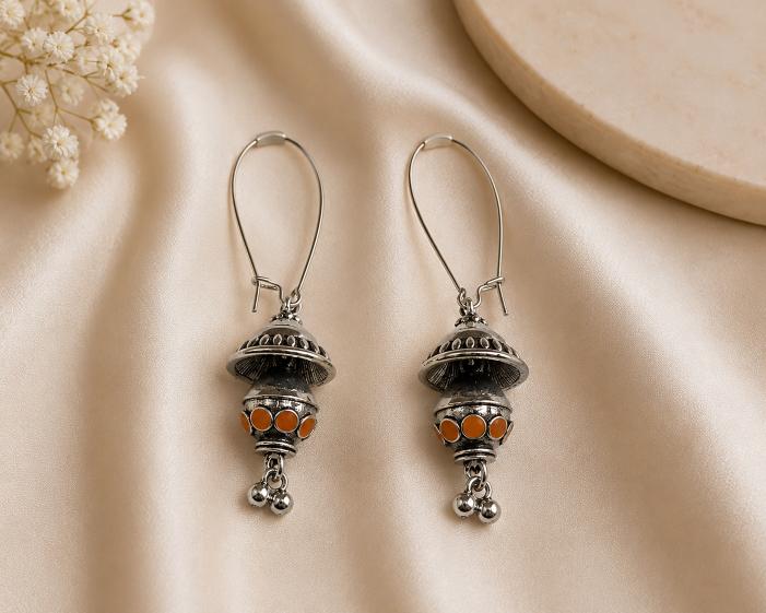 The Tiered Pagoda Lanterns An Antique Gold/Silver Plated Enamel Dangler