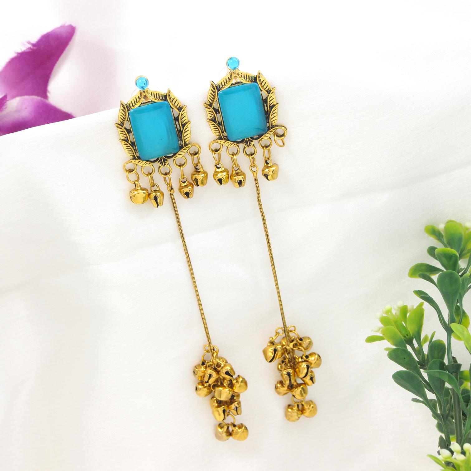 Antique Gold Plated  Earring