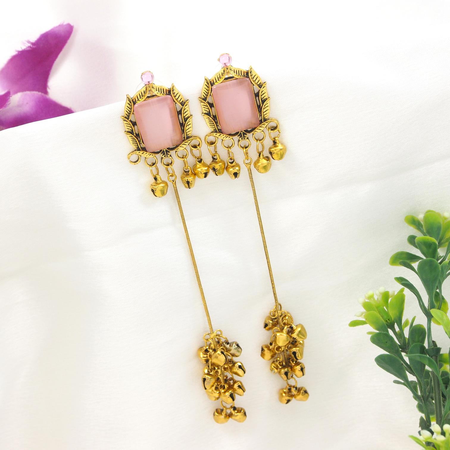 Antique Gold Plated  Earring