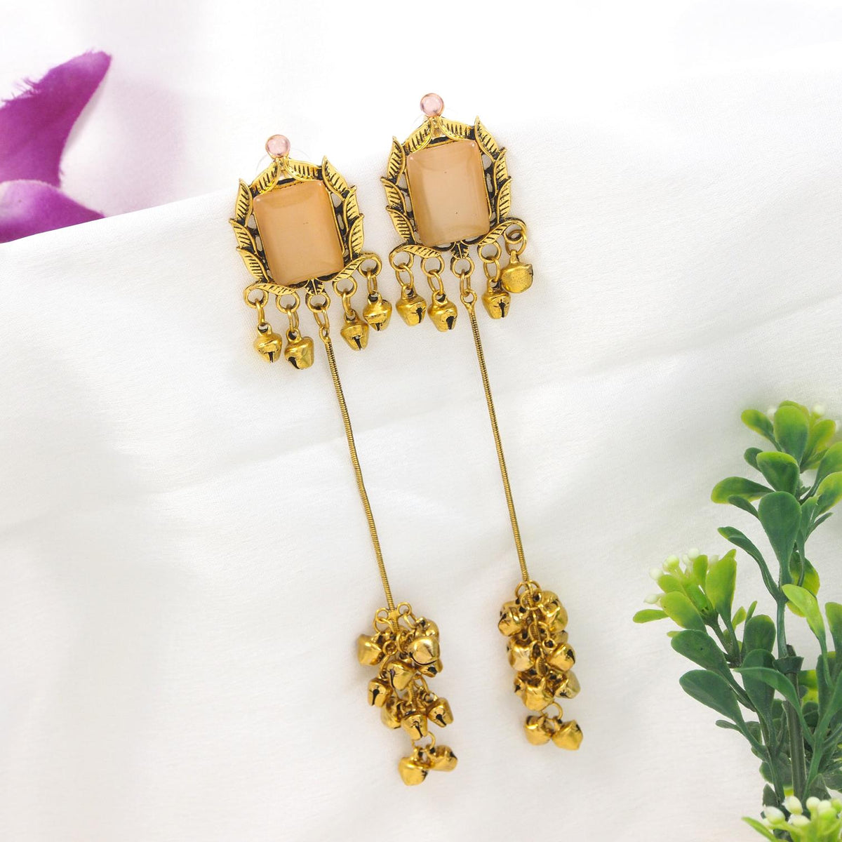 Antique Gold Plated  Earring