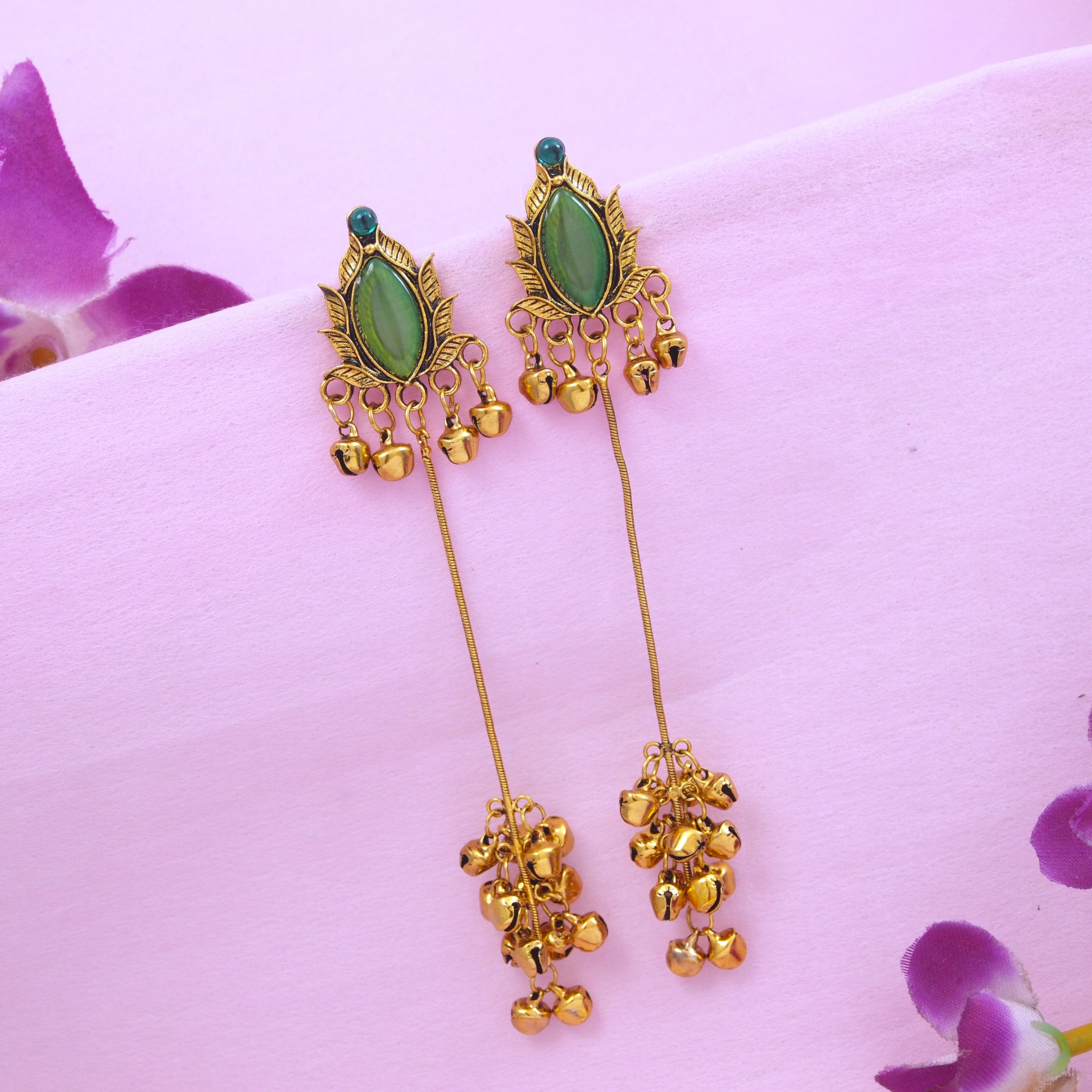 Antique Gold Plated  Earring