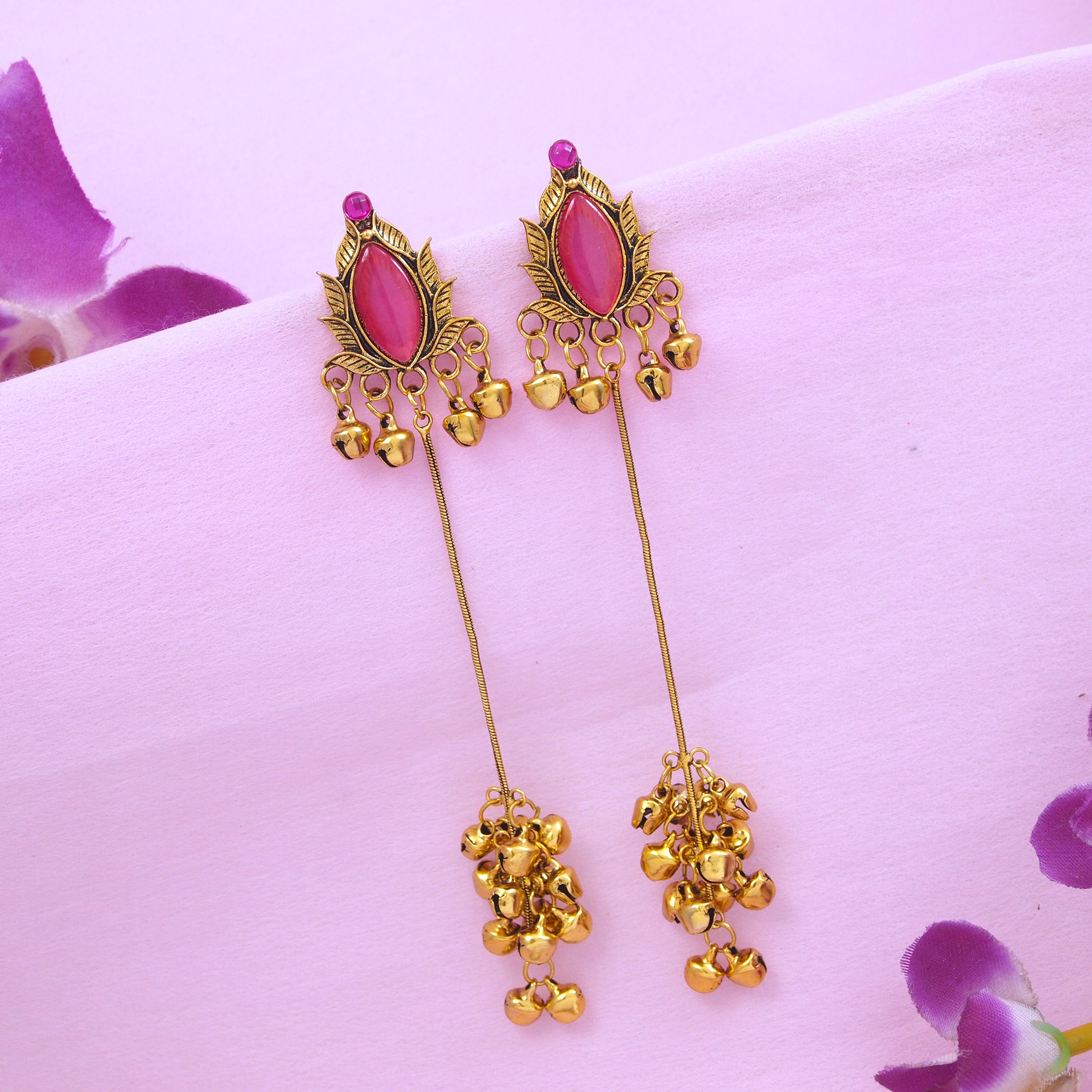 Antique Gold Plated  Earring