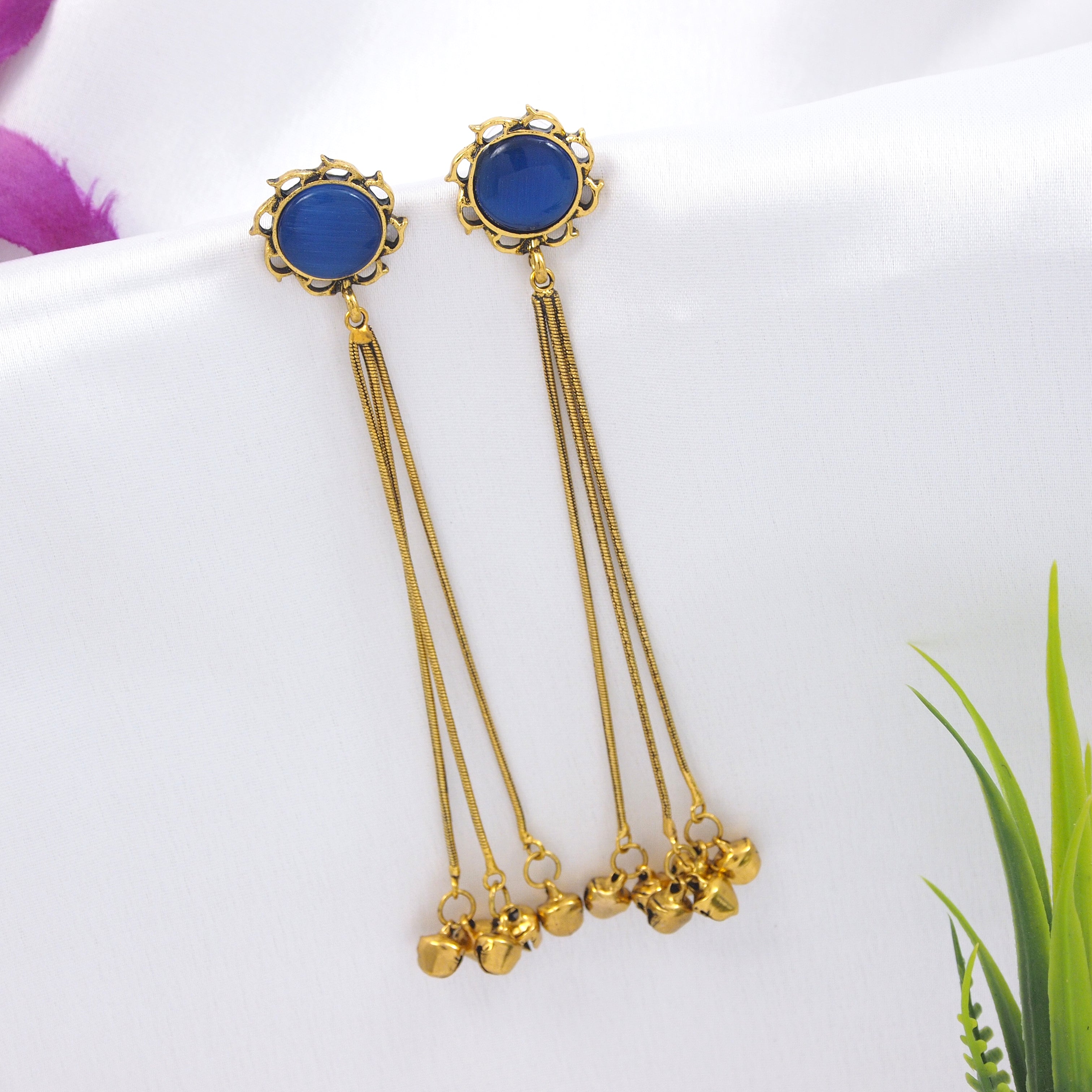 Antique Gold Plated  Earring