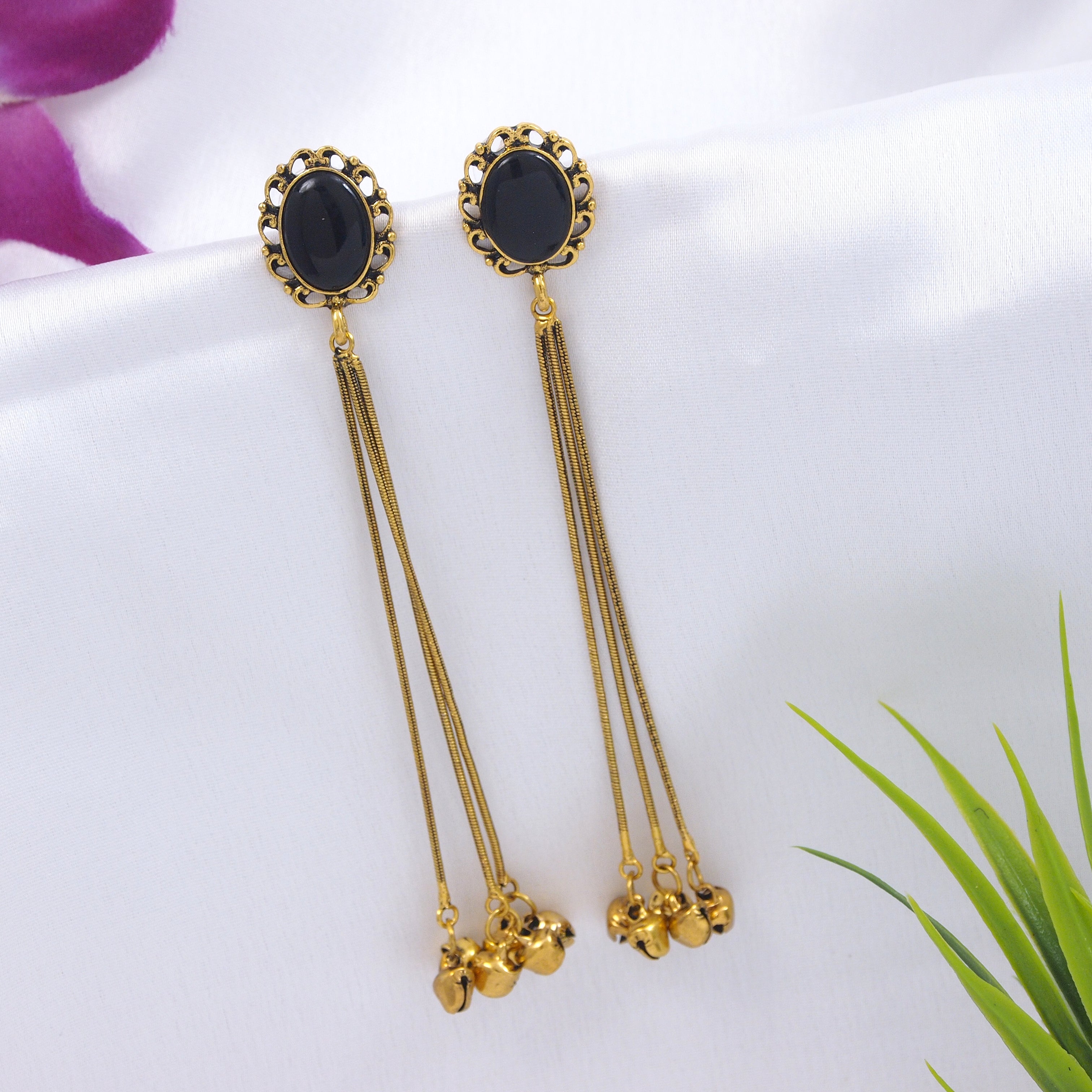 Antique Gold Plated  Earring