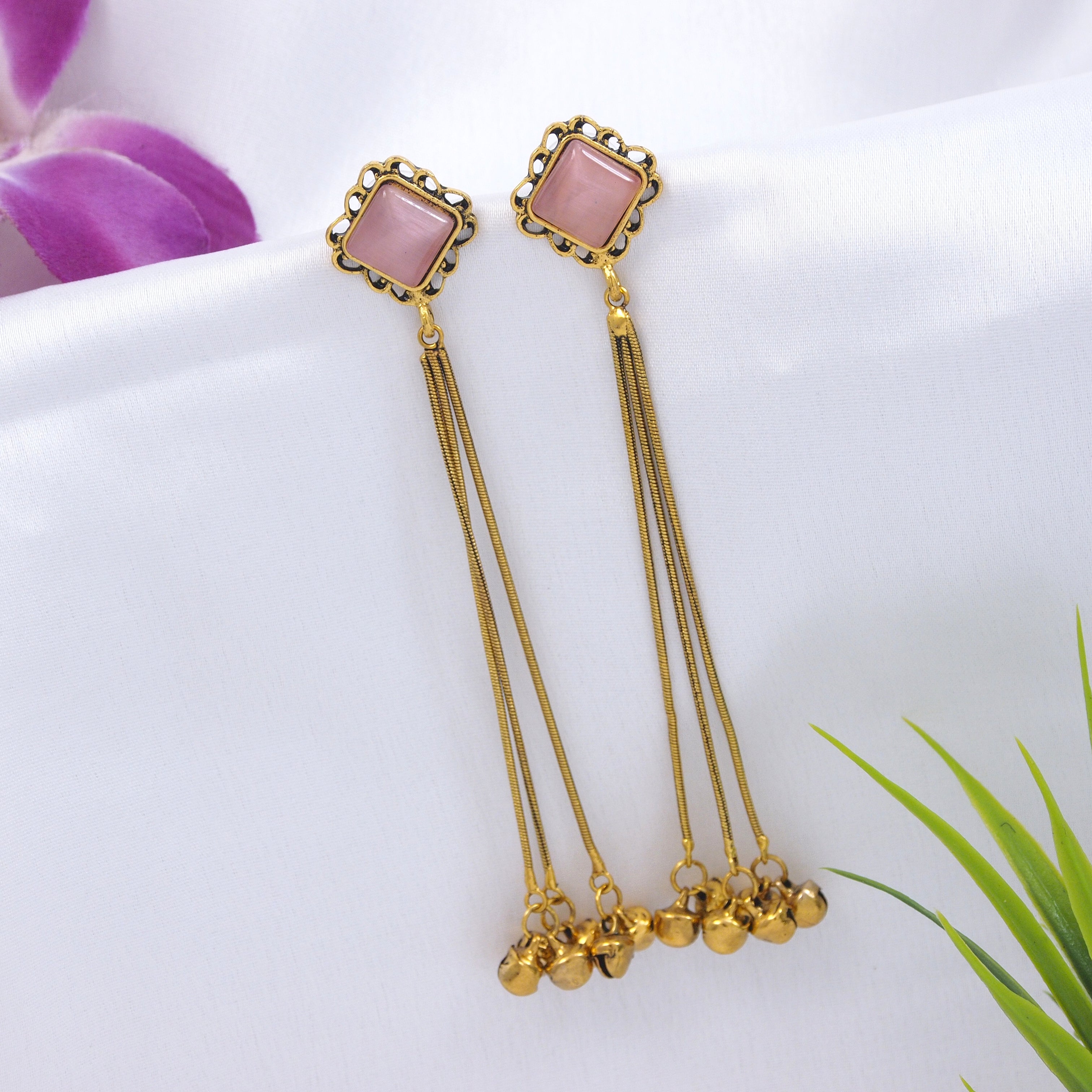 Antique Gold Plated  Earring