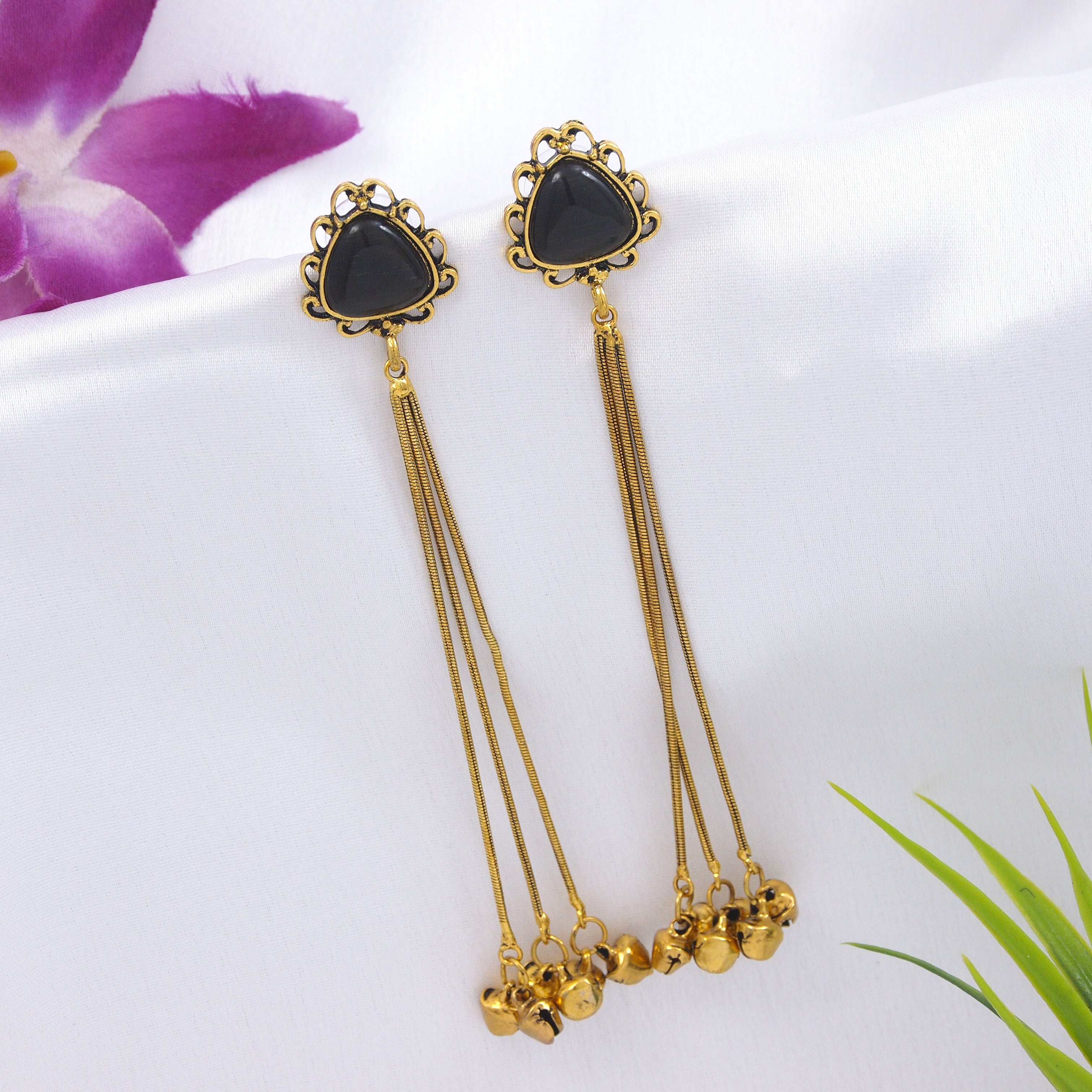Antique Gold Plated  Earring