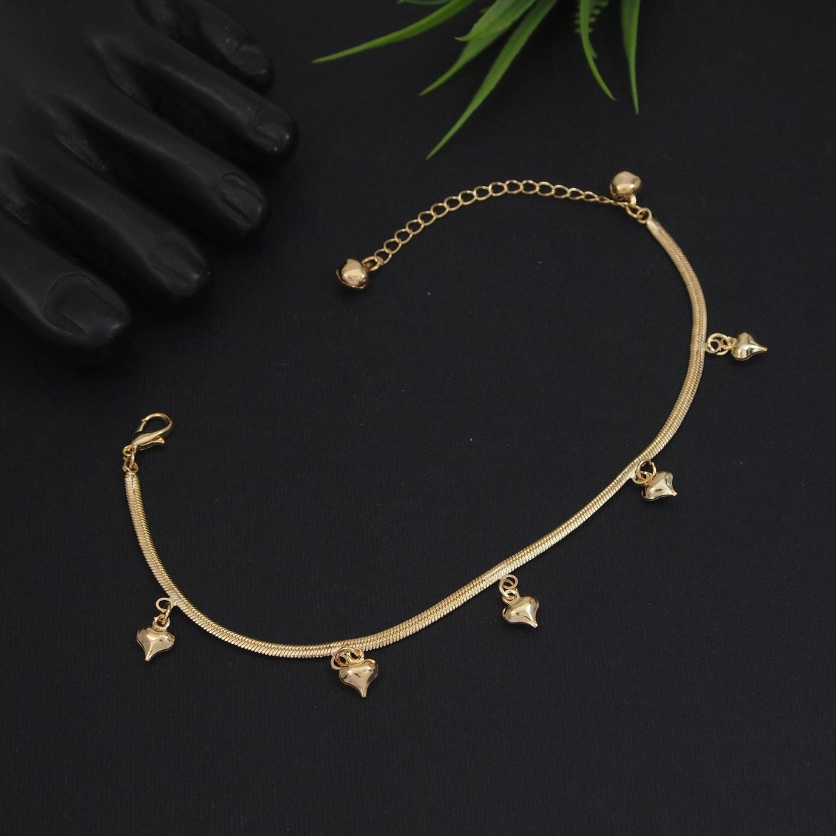 Gold and Silver Plated Anklet