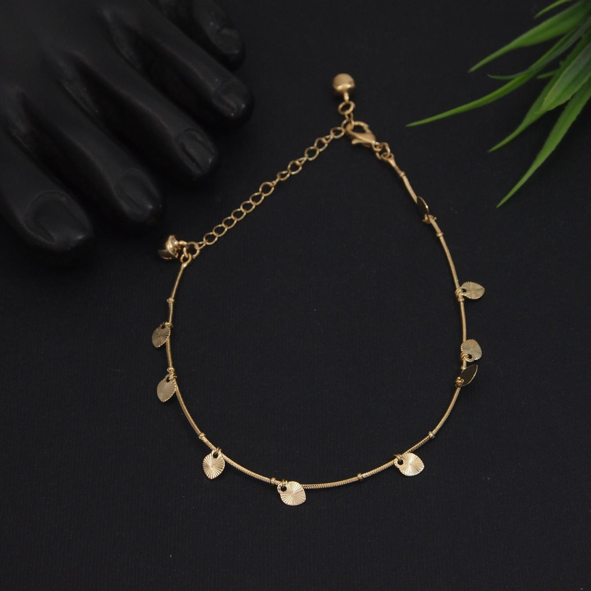 Gold and Silver Plated Anklet