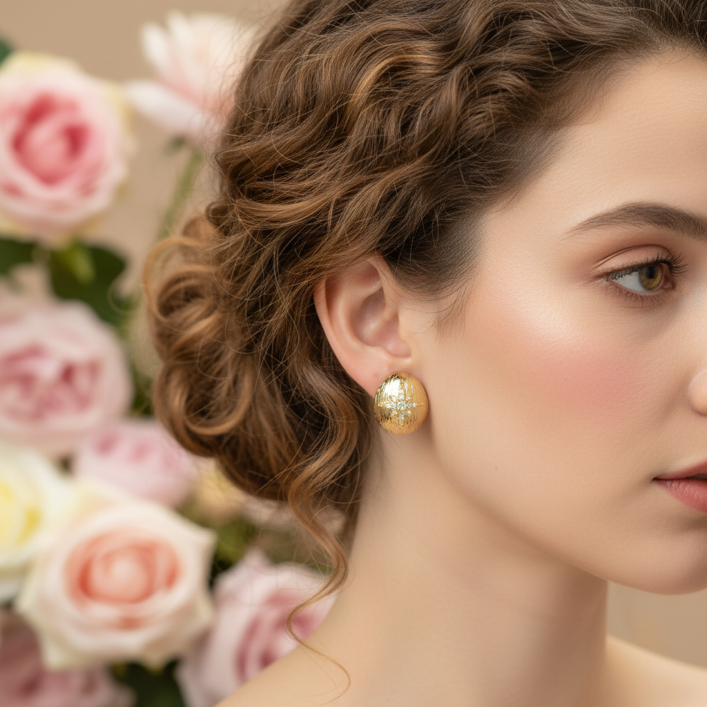 Korean Gold/Silver Earring
