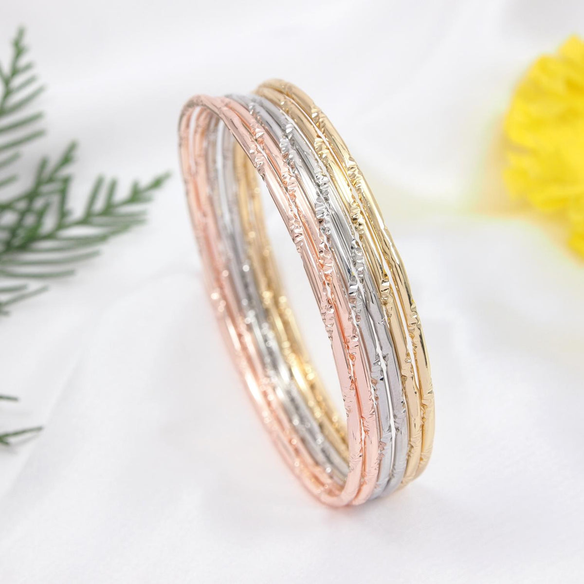 Three Tone Bangles