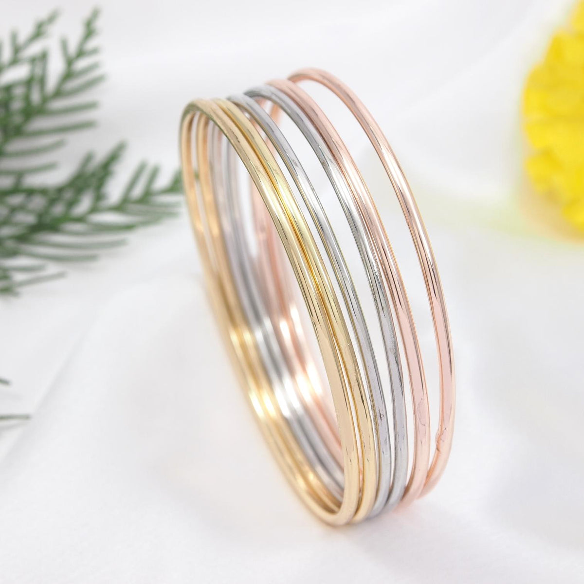 Three Tone Bangles