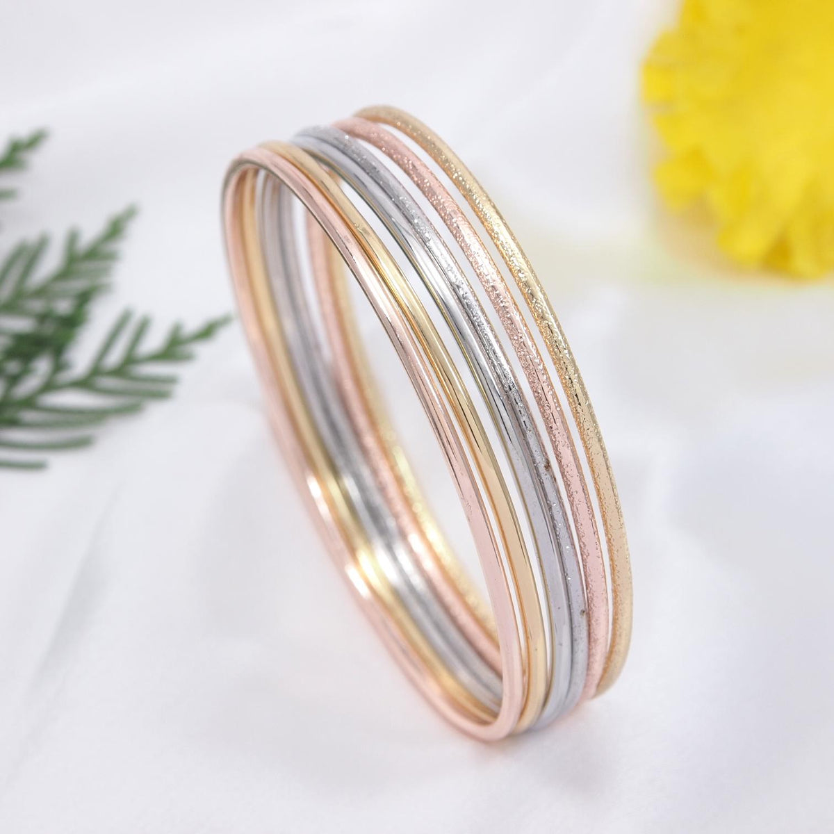 Three Tone Bangles