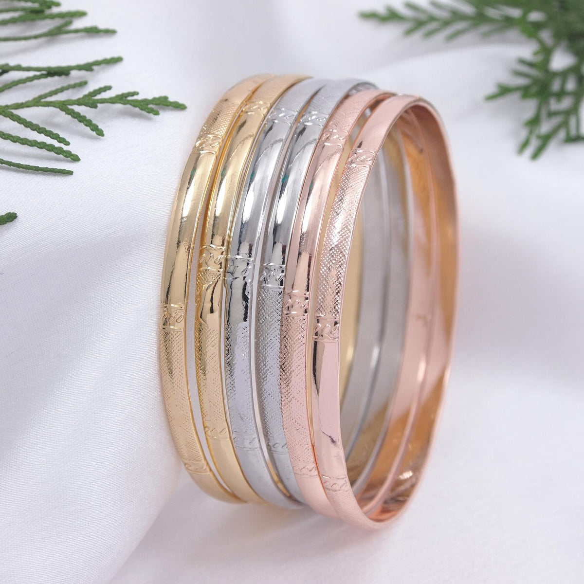 Three Tone Bangles