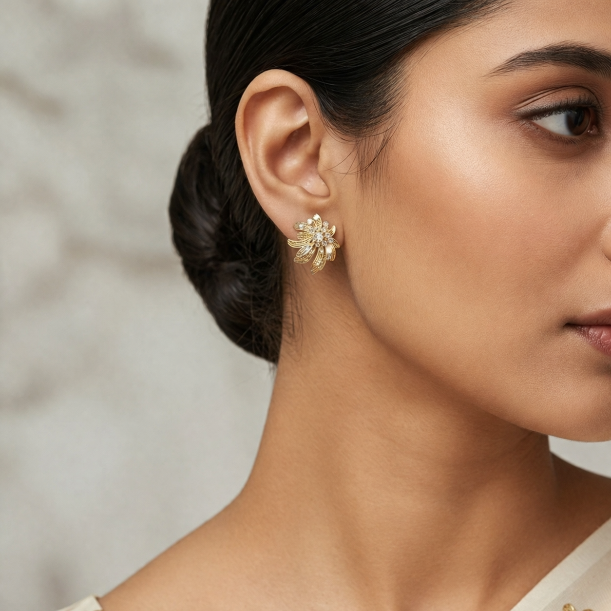 Korean Gold/ Silver Plated stud Earring