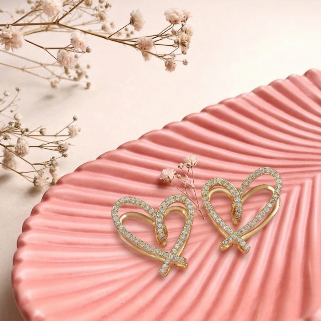 Korean Gold/ Silver Plated Stud Earring