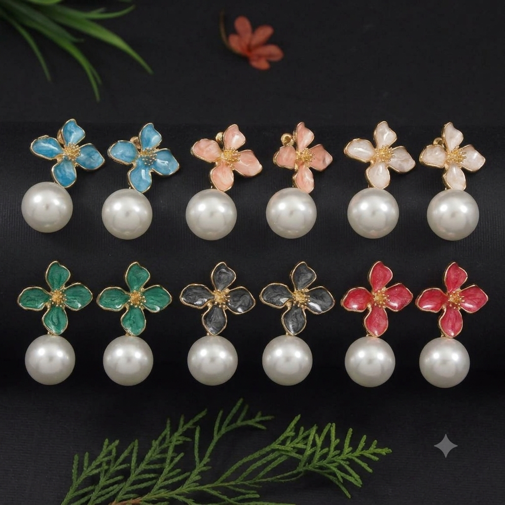 Gold/Silver Plated Western Earring ( pack of 6 )