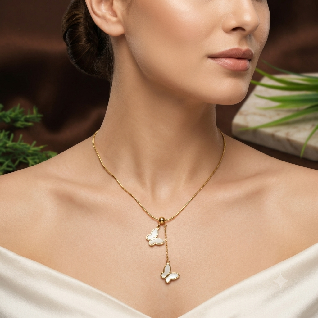 Stainless Steel  Necklace (Pack of 3)