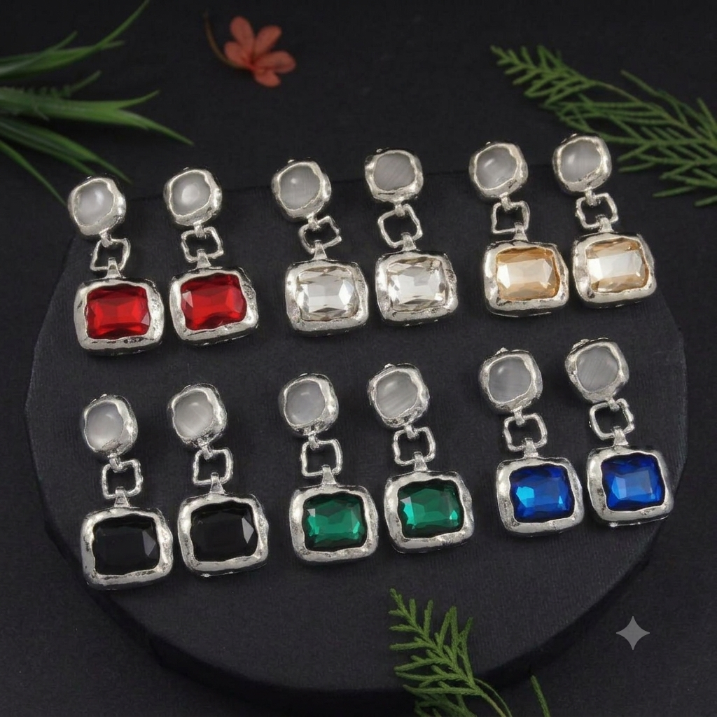 Gold/Silver Plated Western Earring ( pack of 6 )