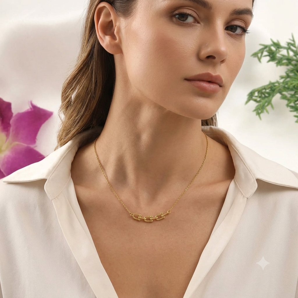Stainless Steel  Necklace (Pack of 3)