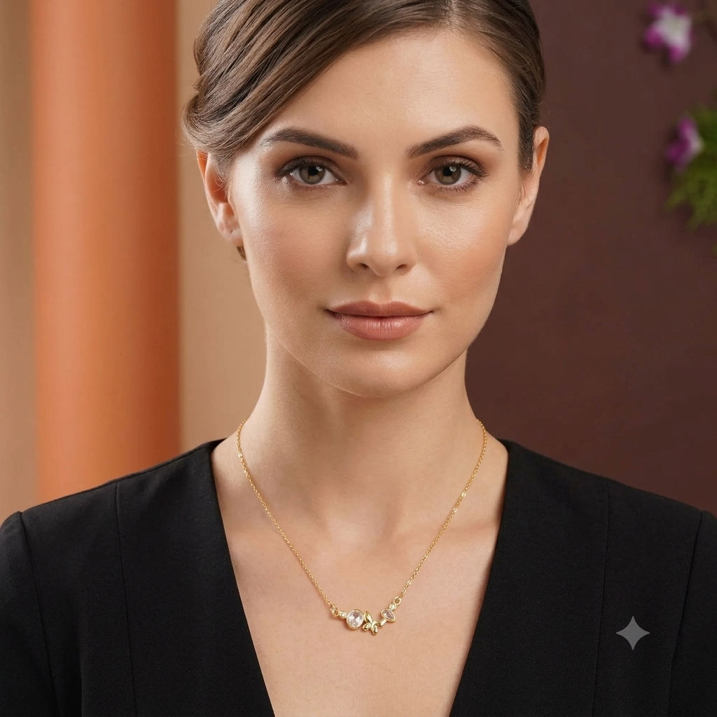 Stainless Steel  Necklace (Pack of 3)