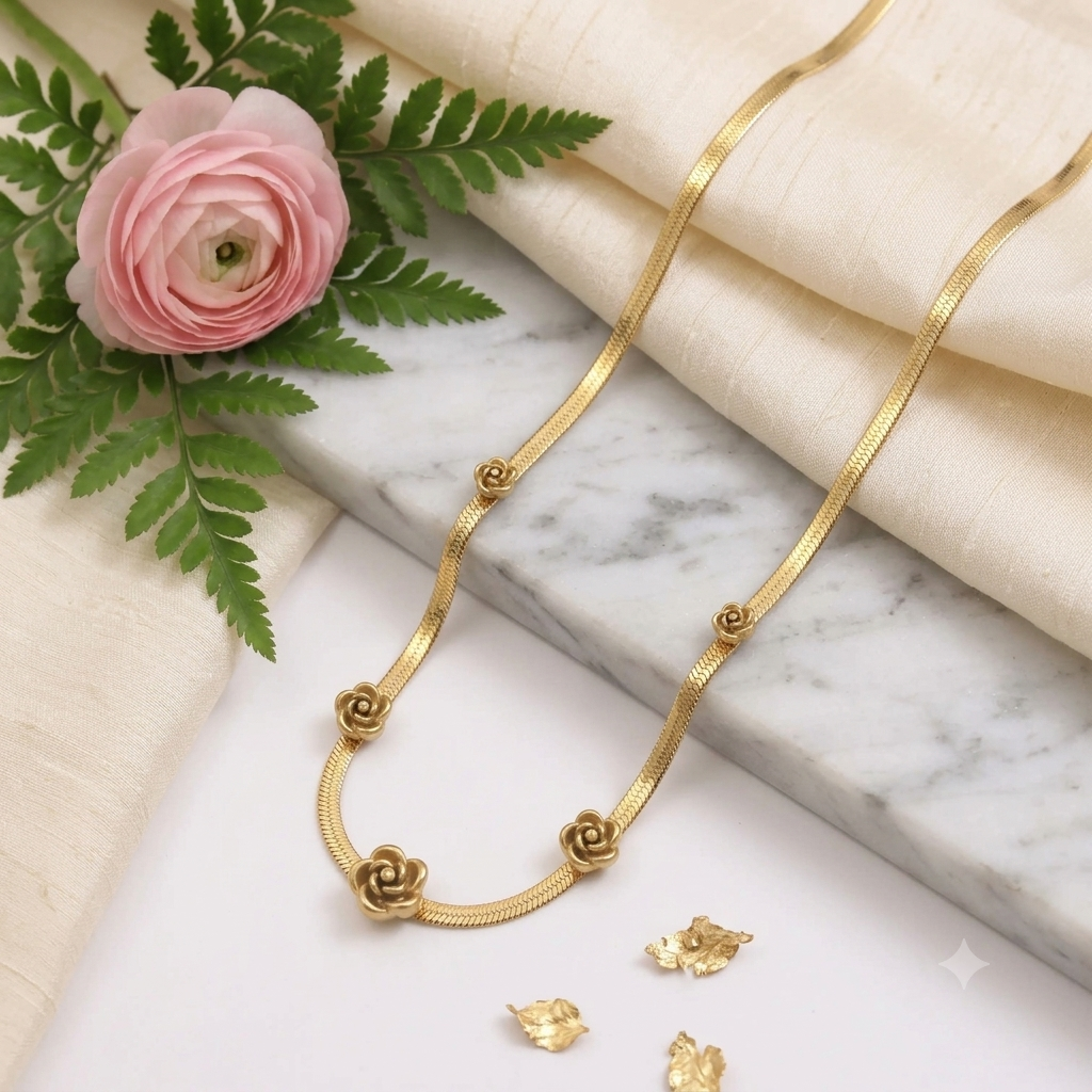 Stainless Steel  Necklace (Pack of 3)