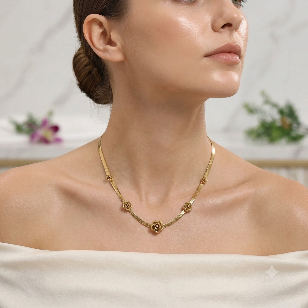 Stainless Steel  Necklace (Pack of 3)