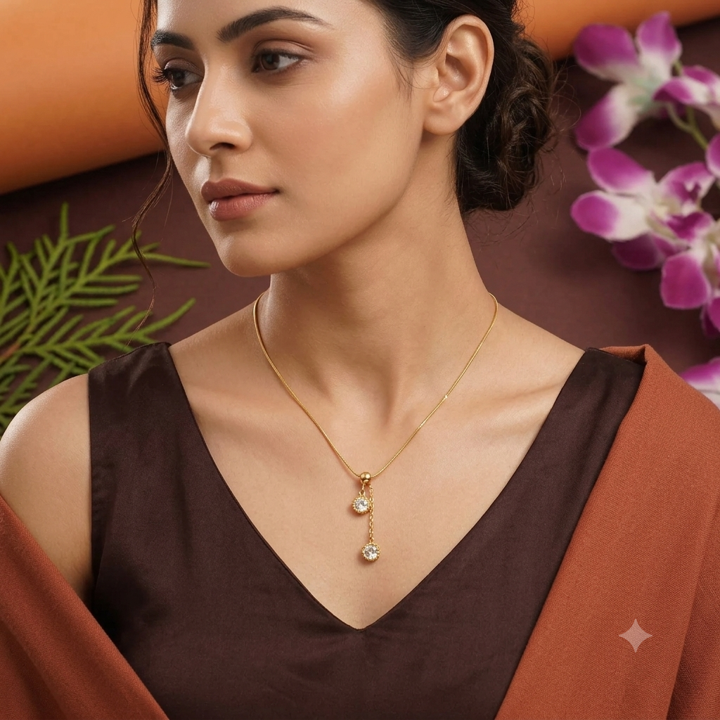 Stainless Steel  Necklace (Pack of 3)