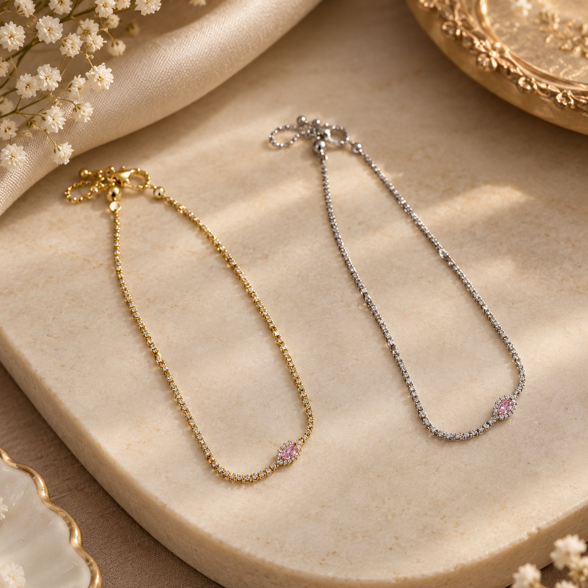 Korean Gold/Silver Plated Adjustable Bracelet