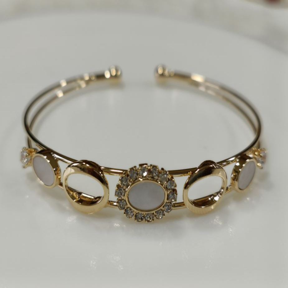 Silver/Gold/Rose Gold Plated designed  Fancy kada