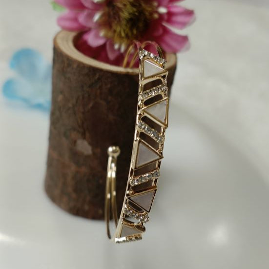 Silver/Gold/Rose Gold PlatedTriangle shape designed  Fancy kada