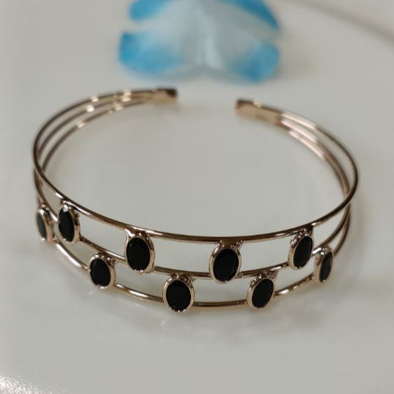 Silver/Gold/Rose Gold Plated Fancy kada