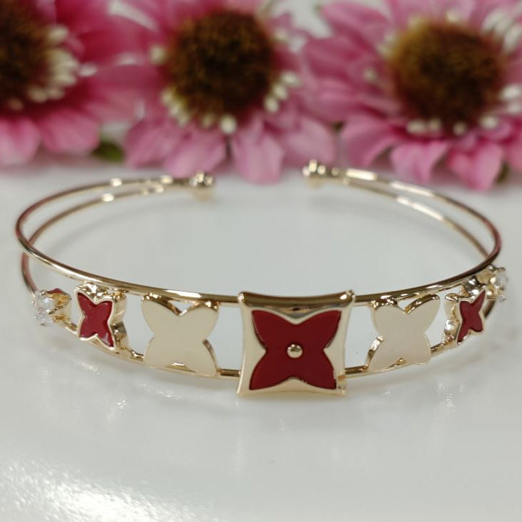 Silver/Gold/Rose Gold Plated Fancy kada