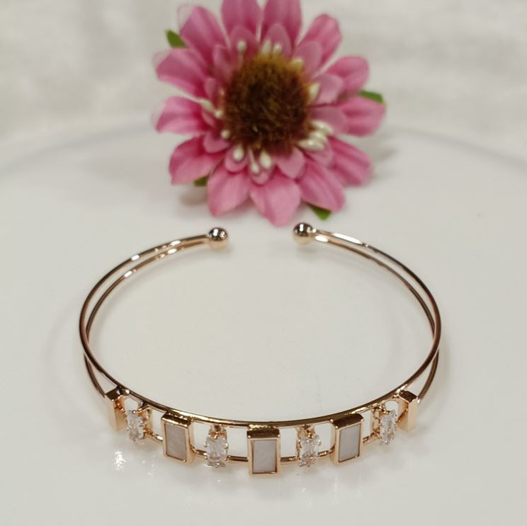 Silver/Gold/Rose Gold Plated Fancy kada