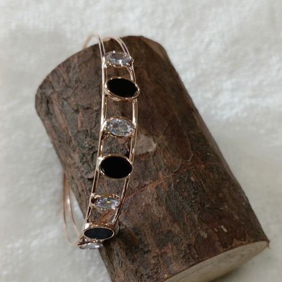 Silver/Gold/Rose Gold Plated Fancy kada