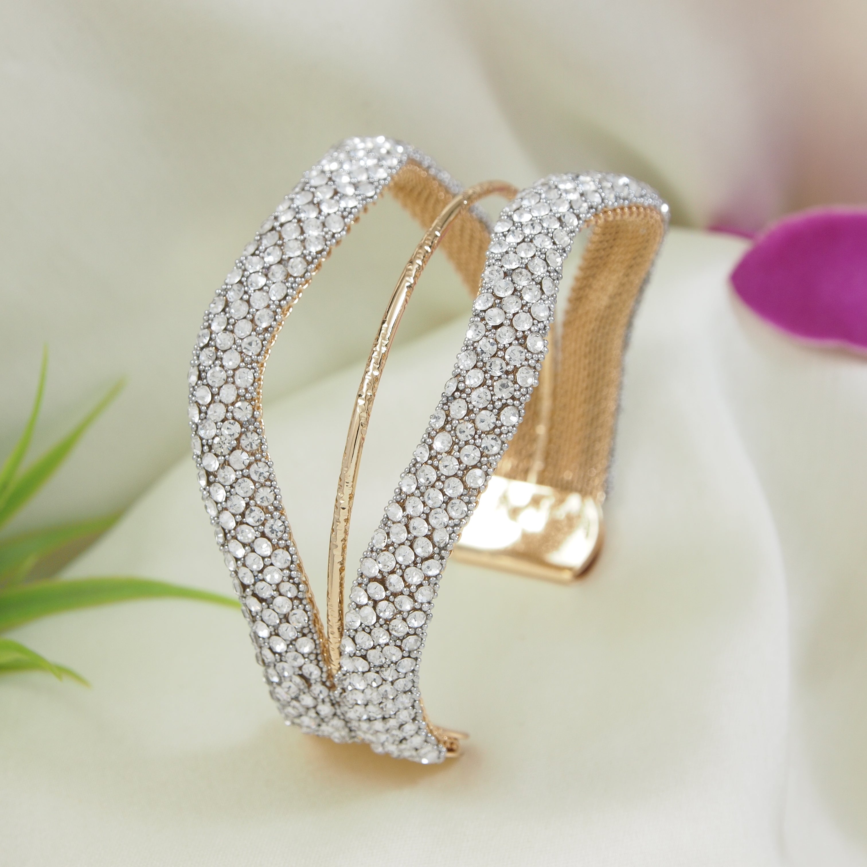 Wave Shape Adjustable Cuff Kada