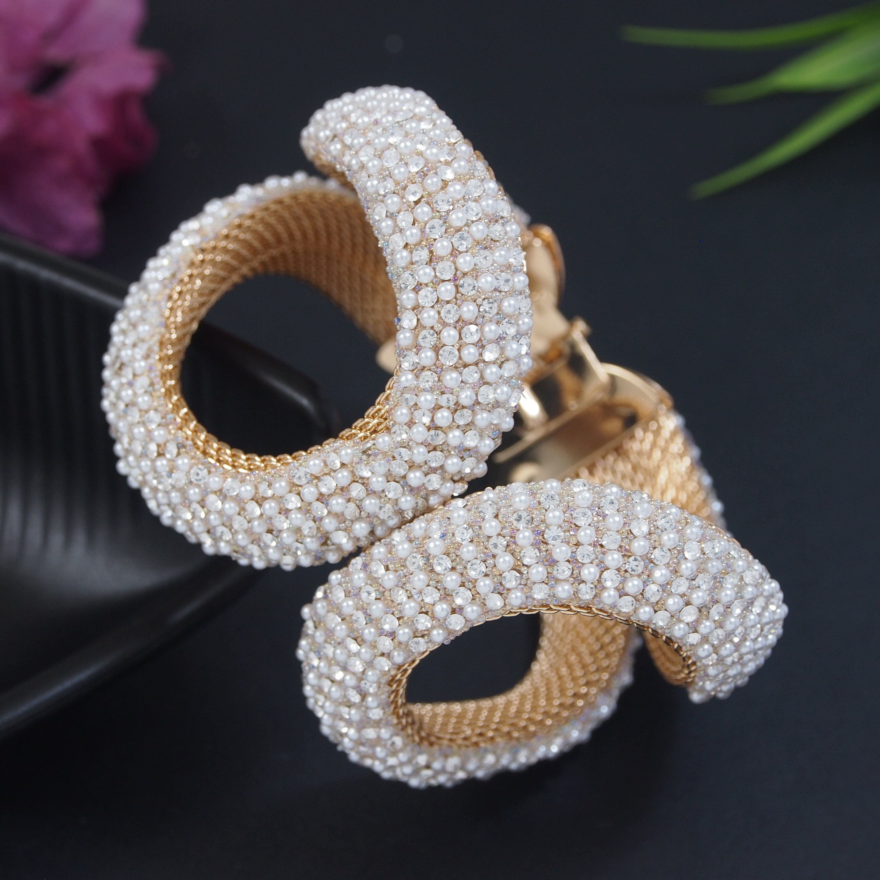 Wave Shape Cuff Kada