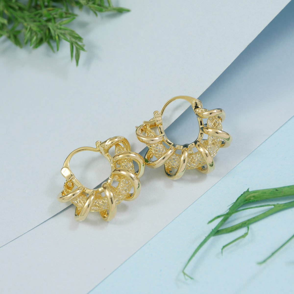 Korean Gold Plated Earring