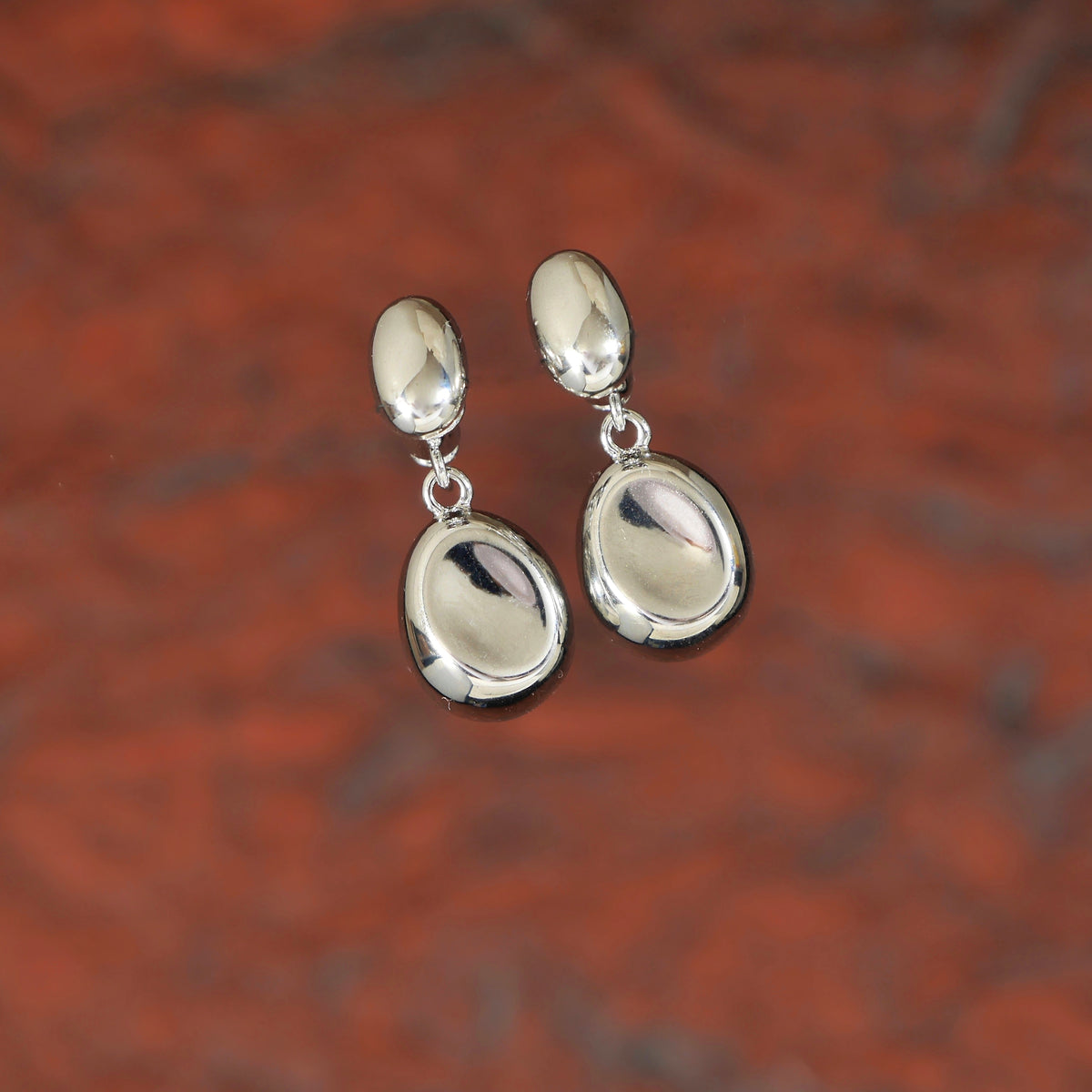 Korean Silver Plated Drop Earring