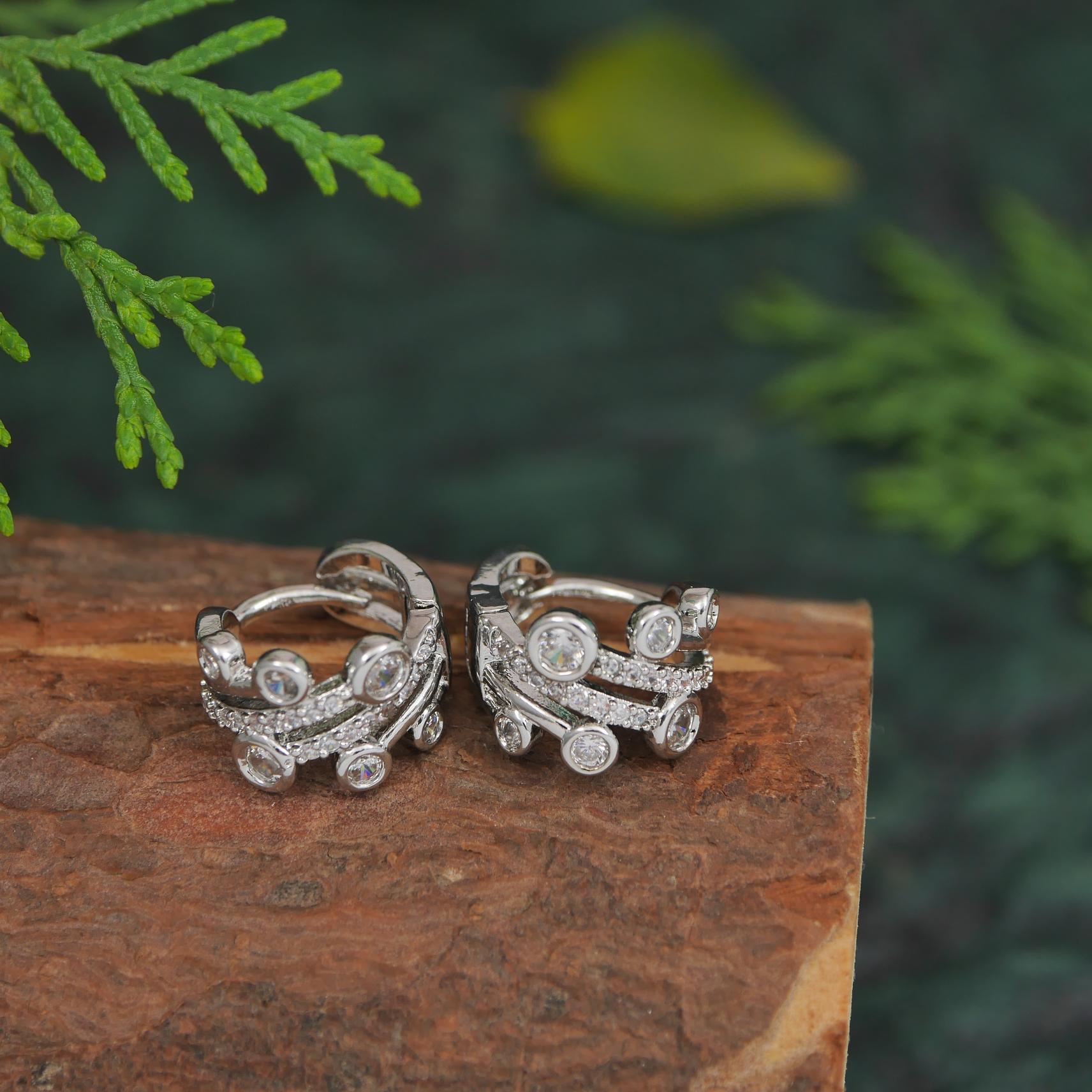 Korean Gold/Silver hoops   Earring
