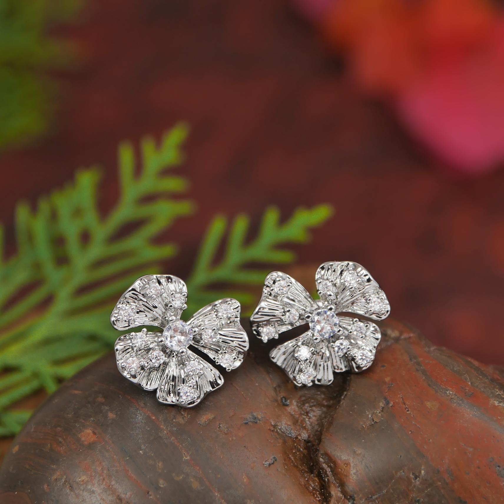 Korean Gold/ Silver Plated Stud Earring