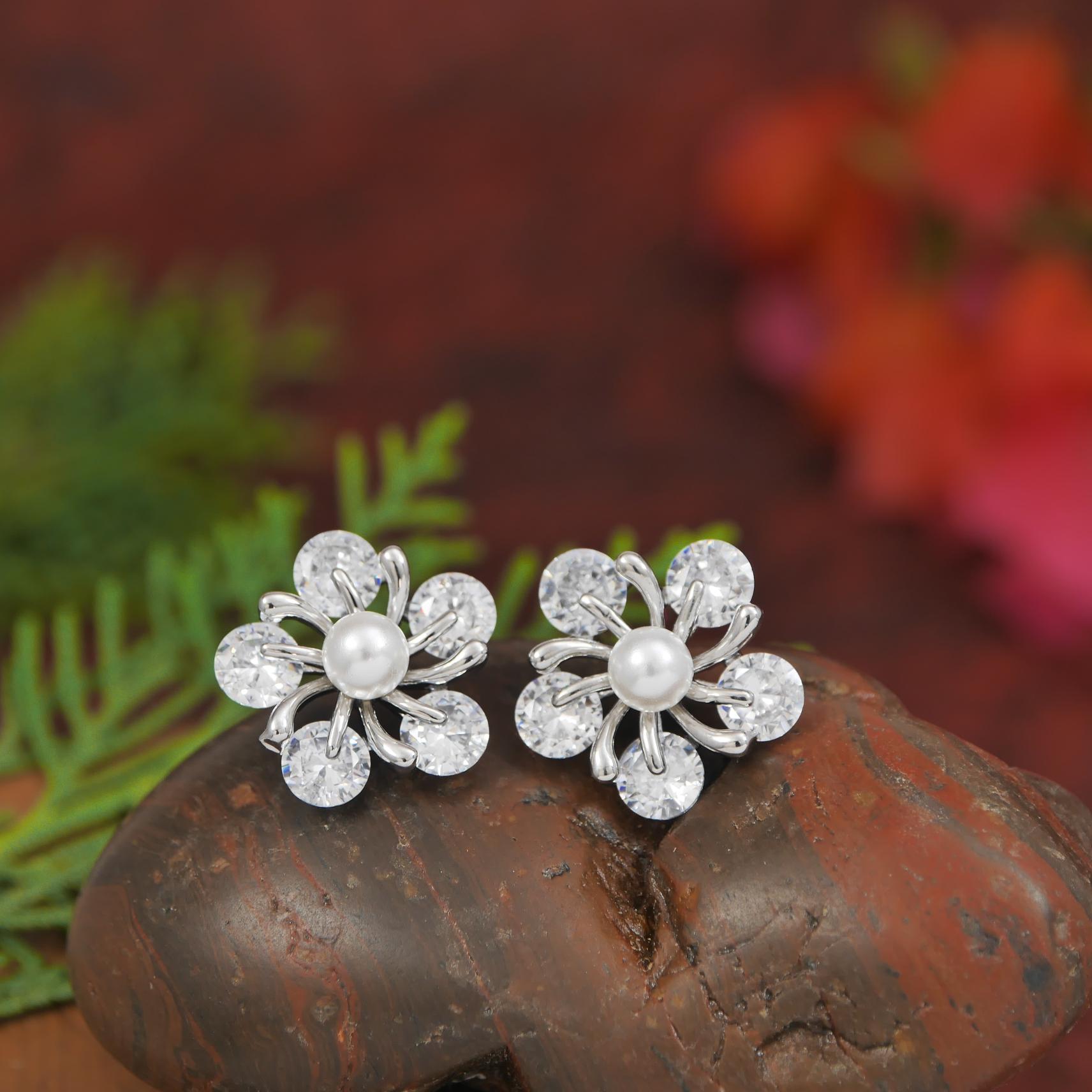 Korean Gold/ Silver Plated Stud Earring