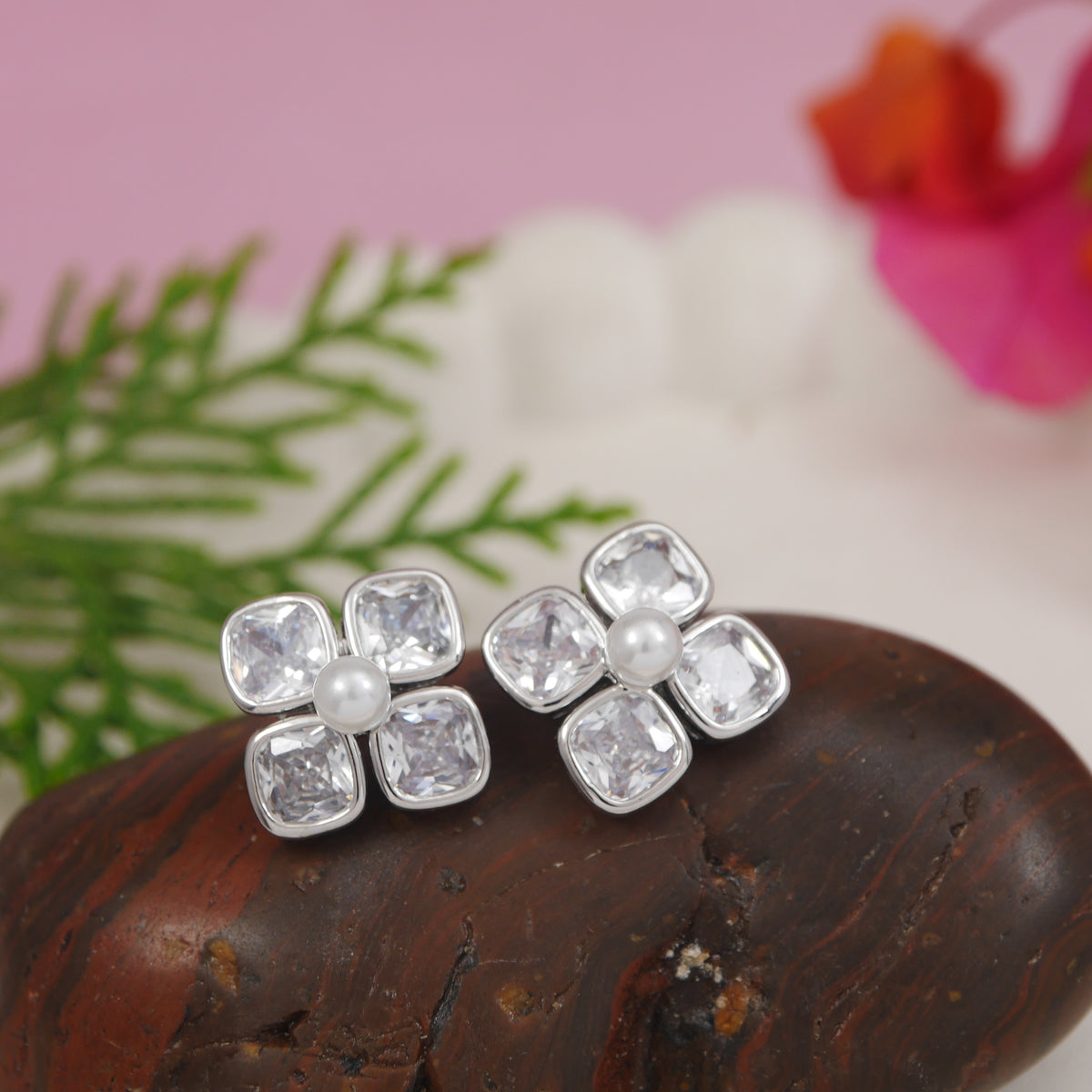 Korean Gold/ Silver Plated Stud Earring